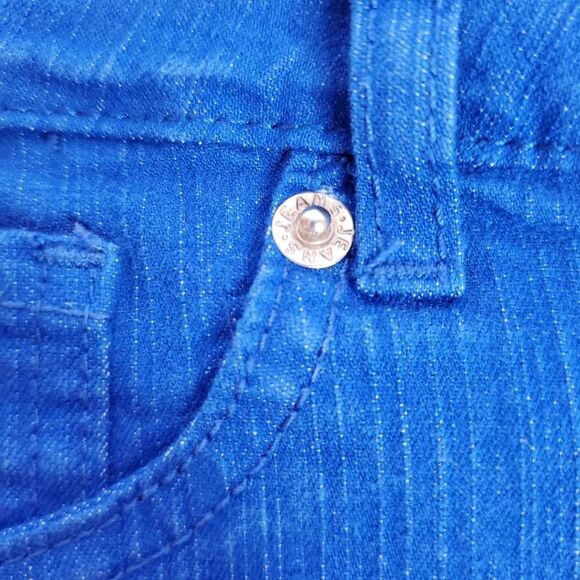 Jw Maxx Color Zip Fly Low Rise Stretch Skinny Jeans Blue Medium - Picture 12 of 15